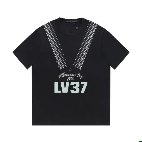 Louis Vuitton Luxury Brand Men Womens Short Sleeve T-Shirt   