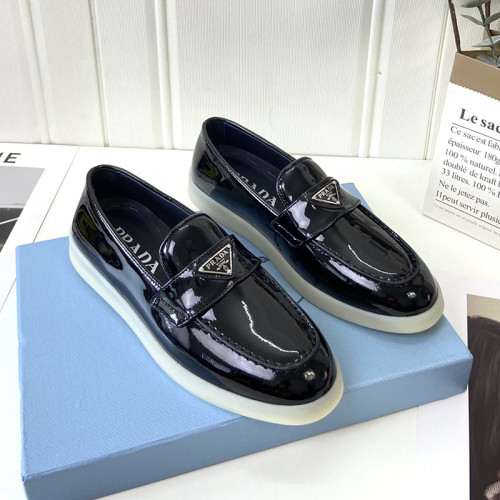 Prada Womens Shoes Casual Luxury Brand Fashion Loafers for Women with Original Box Whatsapp 