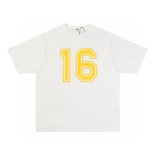 Celine Luxury Brand Women Mens Short Sleeve T-Shirt   