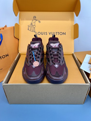 Louis Vuitton Men Shoes Fashion Sneakers Luxury Brand Mens LV RUNNER TATIC SNEAKER with Original Box 1A9UOJ Whatsapp 