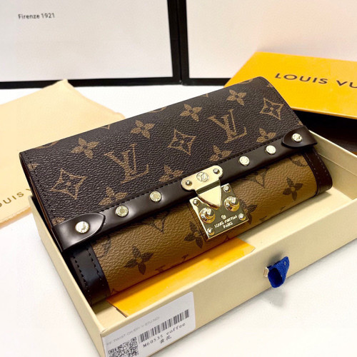Louis Vuitton Mens Womens Wallets Purse Luxury Brand Designer Zippy WALLET with Original Box N60535