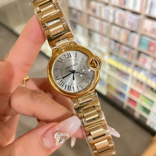 Cartier Womens Watch Luxury Brand Design Fashion Type with Original Box