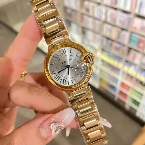 Cartier Womens Watch Luxury Brand Design Fashion Type with Original Box