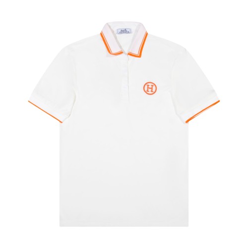 Hermes Luxury Brand Mens Short Sleeve T-Shirt Polo Shirt   