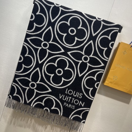 Louis Vuitton Scarves Men Womens Fashion Scarf with Original Box   