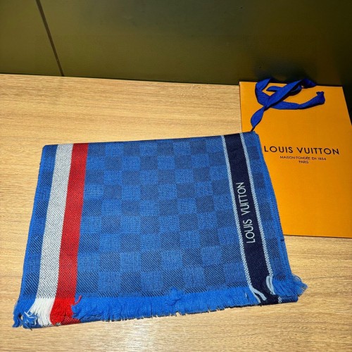 Louis Vuitton Scarves Men Womens Fashion Scarf with Original Box   