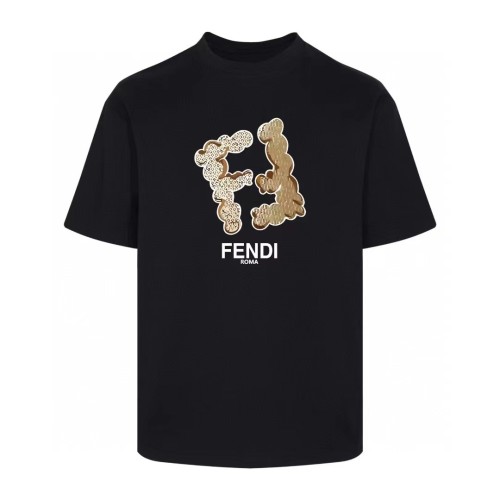 Fendi Luxury Brand Women Mens Short Sleeve T-Shirt   