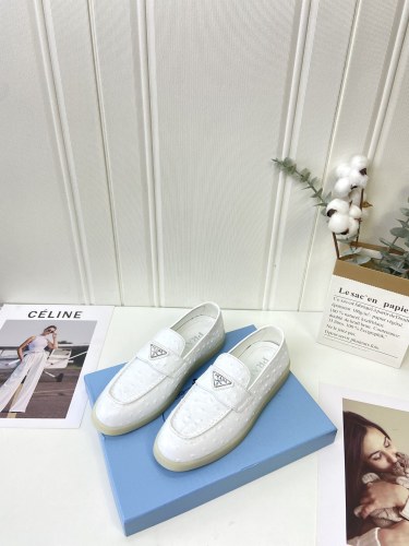 Prada Womens Shoes Casual Luxury Brand Fashion Loafers for Women with Original Box Whatsapp 
