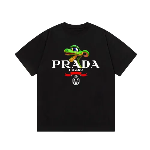 Prada Luxury Brand Men Womens Short Sleeve T-Shirt T shirts   