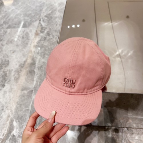 Miumiu Womens Cap Baseball Hat Luxury Brand with Original Box