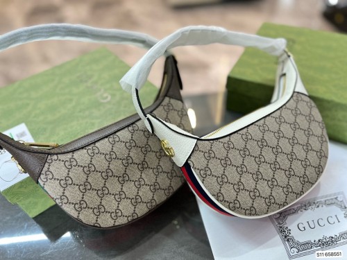 Gucci Womens Fashion Bags Shoulder Bag Luxury Brand Ophidia GG mini bag in GG Supreme 658551 96IWG 9794 with Original Box