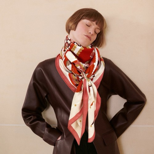 Hermes Scarves Womens Fashion Scarf Shawl 088
