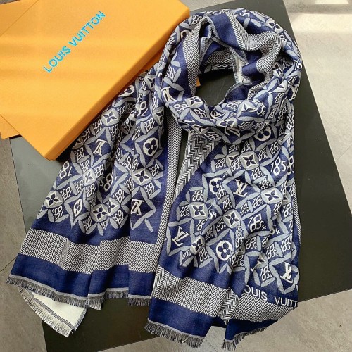 Louis Vuitton Scarves Womens Fashion Scarf Luxury Brand with Original Box M76160