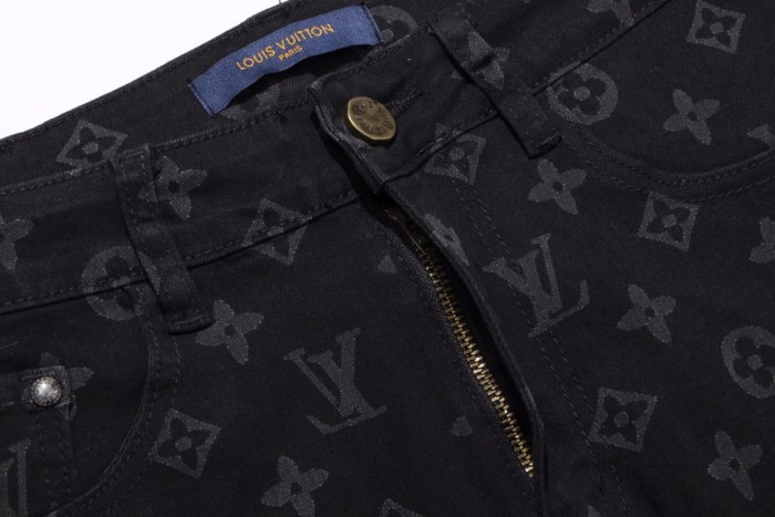 Louis Vuitton Luxury Brand Women Mens Pant Jeans   