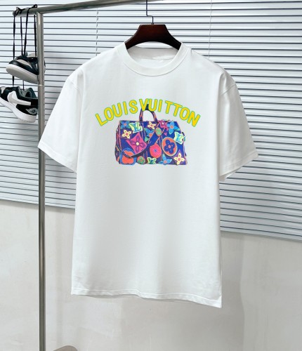 Louis Vuitton Luxury Brand Men Womens Short Sleeve T-Shirt   