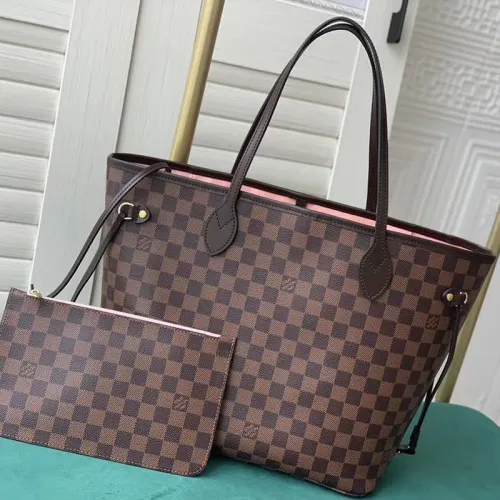 Louis Vuitton Womens Bags Handbags Luxury Brand Fashion Type NEVERFULL MM Damier Ebene N41359