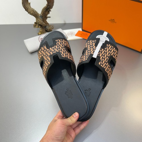 Hermes Mens Casual Shoes Slippers Fashion Luxury Brand with Original Box  