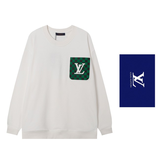 Louis Vuitton Womens Mens Long Sleeve Sweatshirt Luxury Brand Mens Sweatshirts   