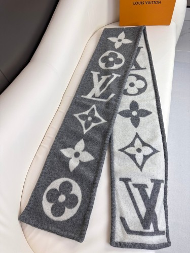 Louis Vuitton Scarves Men Womens Fashion Scarf with Original Box   