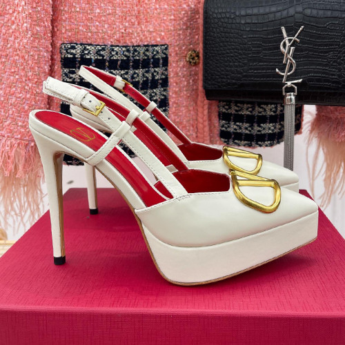 Valentino Garavani Women Fashion Shoes Pumps Luxury Brand Vlogo Signature Calfskin with Original Box 10cm Heel