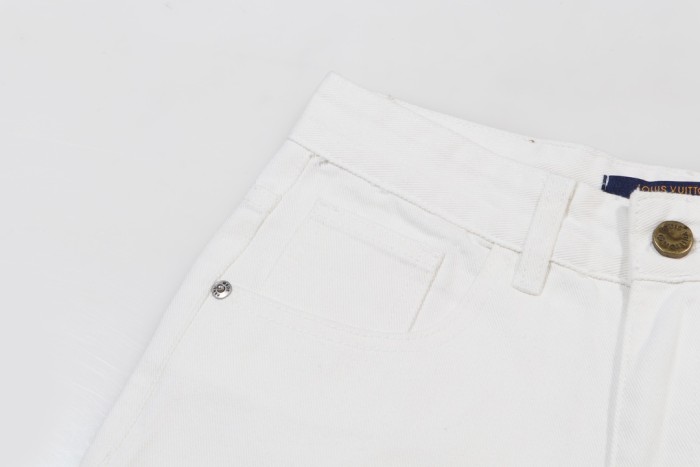 Louis Vuitton Luxury Brand Women Mens Pant Jeans   H539