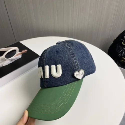 Miumiu Womens Mens Cap Baseball Hat Luxury Brand with Original Box  