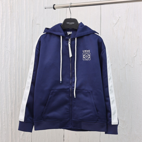 Loewe Womens Mens Sweatshirt Zip Hoodie Luxury Brand Mens Sweatshirts   