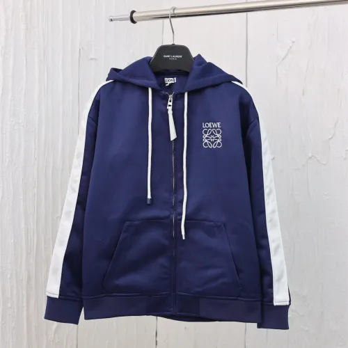 Loewe Womens Mens Sweatshirt Zip Hoodie Luxury Brand Mens Sweatshirts   