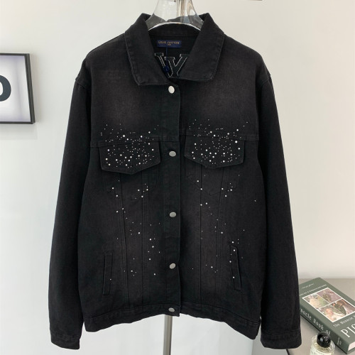 Louis Vuitton Men Womens Jackets Denim Luxury Brand Mens Jackets Top Quality   G624