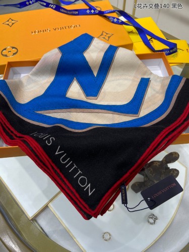 Louis Vuitton Scarves Womens Fashion Scarf with Original Box   