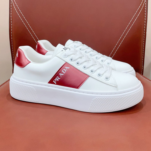 Prada Womens Shoes Sneakers Casual Luxury Brand Breathable Sneakers with Original Box Downtown leather sneakers 2EE364_3LKG_F098Z with Original Box Whatsapp 