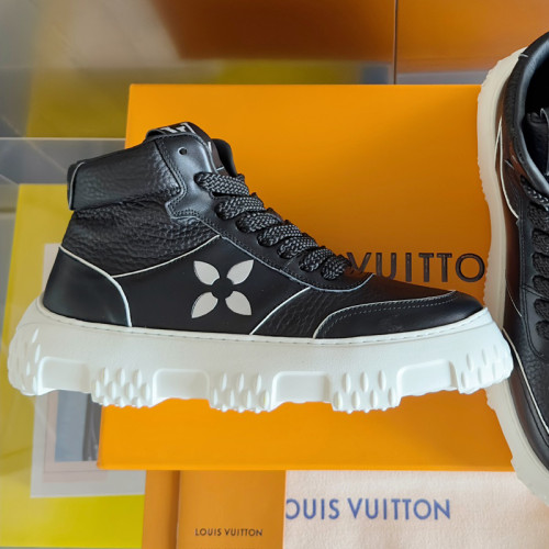 Louis Vuitton Mens Shoes Fashion Sneakers Design Luxury Brand LV Space Lander SNEAKER with Original Box  