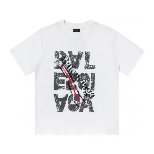 Balenciaga Luxury Brand Women Mens Short Sleeve T-Shirt   