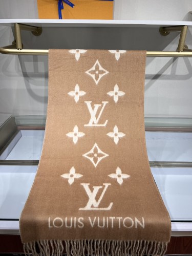 Louis Vuitton Scarves Men Womens Fashion Scarf with Original Box   