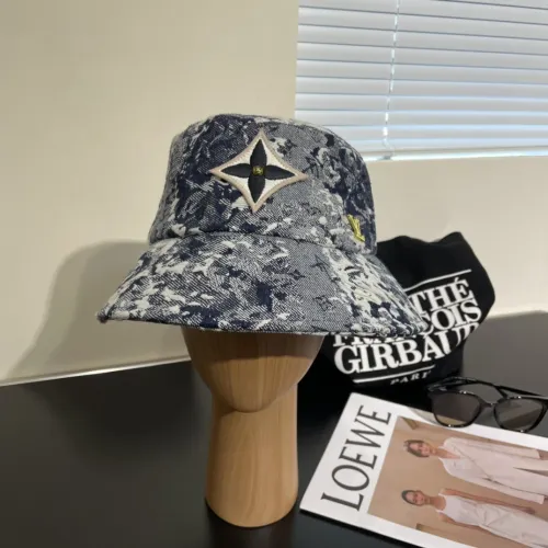 Louis Vuitton Womens Mens Cap Bucket Hat Luxury Brand with Original Box  