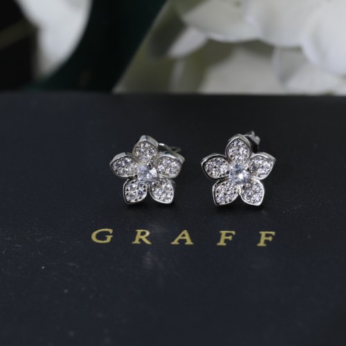 Graff Luxury Womens Earrings with Original Box