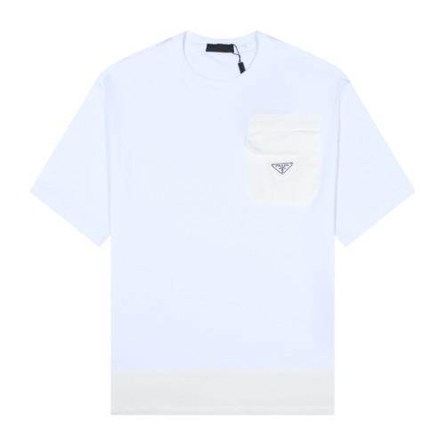 Prada Luxury Brand Women Mens Short Sleeve T-Shirt   