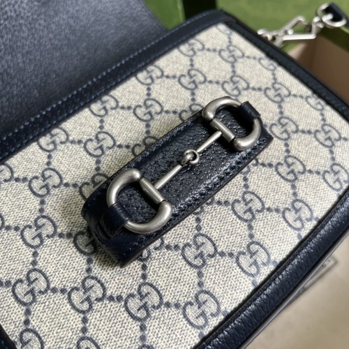 Gucci Womens Bags Shoulder Messenger Bag Luxury Brand Gucci Horsebit 1955 mini bag 658574 96IWN 4076 with Original Box