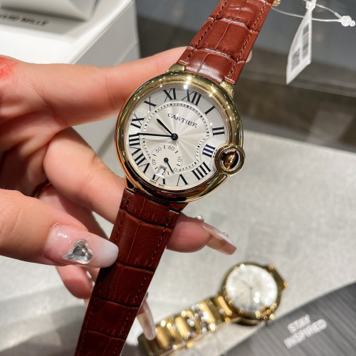 Cartier Womens Watch Luxury Brand Design Fashion Type with Original Box