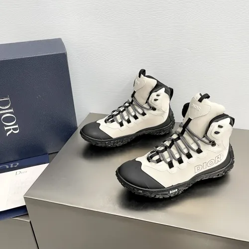 Dior Mens Shoes Sneakers Luxury Brand B28 SNEAKER DIORIZON DERBY SHOE Dior Oblique Jacquard and Rubber with Original Box 3SN277ZJW_H969