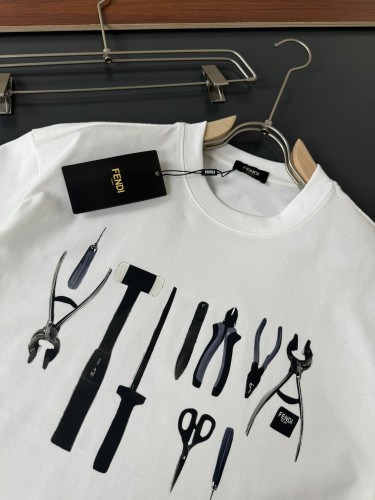 Fendi Luxury Brand Women Mens Short Sleeve T-Shirt   