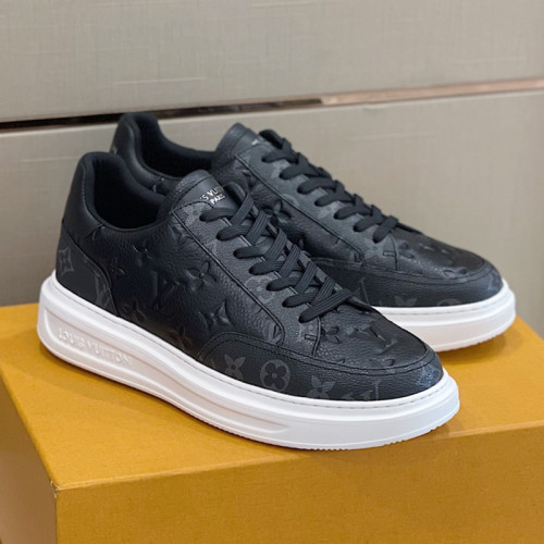 Louis Vuitton Men Shoes Fashion Sneakers RIVOLI Beverly Hills SNEAKER Luxury Brand Casual Shoes with Original Box