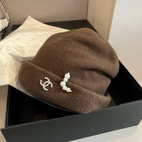 Chanel Womens Hats Luxury Brand Knit Hat with Original Box  