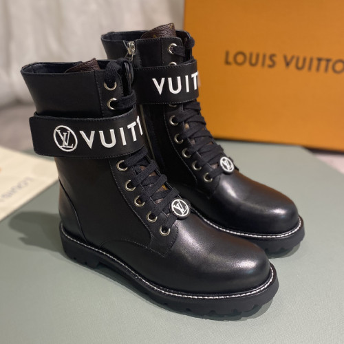 Louis Vuitton Women Shoes Boots Luxury Brand TERRITORY FLAT RANGER with Original Box 1A9HAI