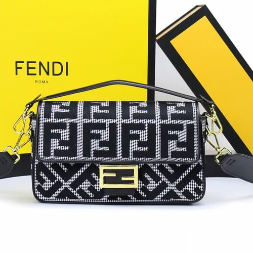Fendi Womens Bag Shoulder Bags Luxury Brand Baguette bag Fashion Bags for Women with Original Box 8BR600A72VF1AQA