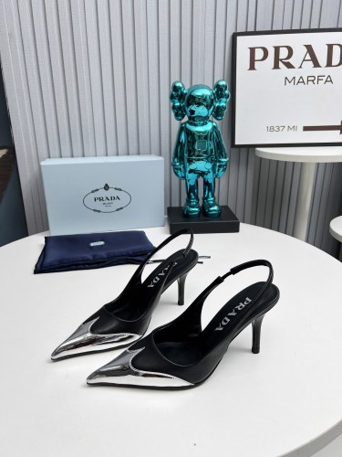 Prada Womens Shoes Sandals Casual Luxury Brand Pumps 8cm Heel with Original Box Whatsapp 