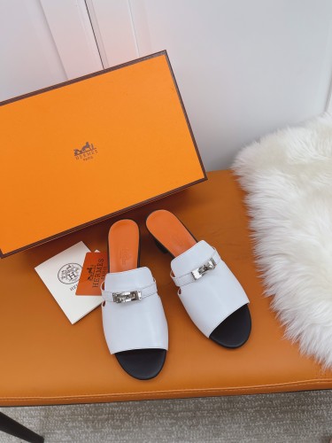 Hermes Womens Shoes Extra Slippers Casual Fashion Slipper Luxury Brand with Original Box  