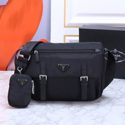 Prada Womens Mens Bags Messenger Bag Crossbody Design Luxury Brand Shoulder Bags with Original Box  