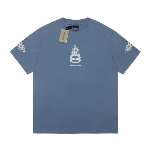 Balenciaga Luxury Brand Women Mens Short Sleeve T-Shirt   