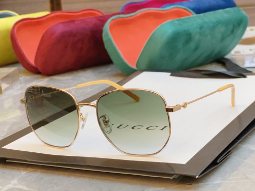 Gucci Sunglasses Luxury Brand Men Womens Sunglasses with Original Box  GG0396S